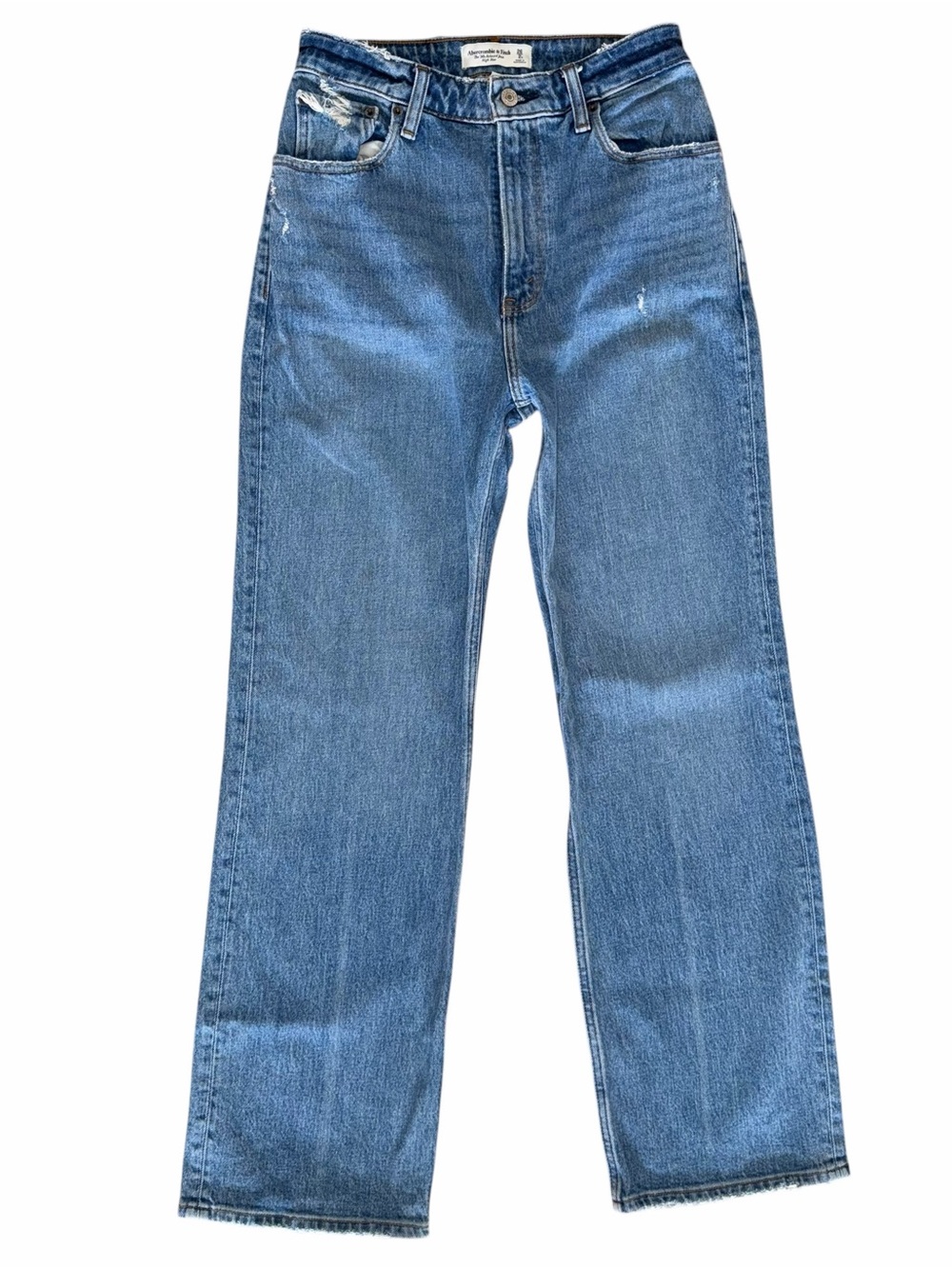 Abercrombie And Fitch 90s Relaxed  High Rise Curve Love Jeans Womens 26 Short